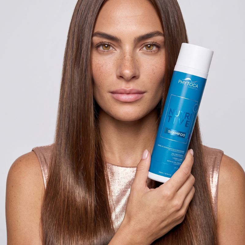 Nutritive Shampoo — aplicação
