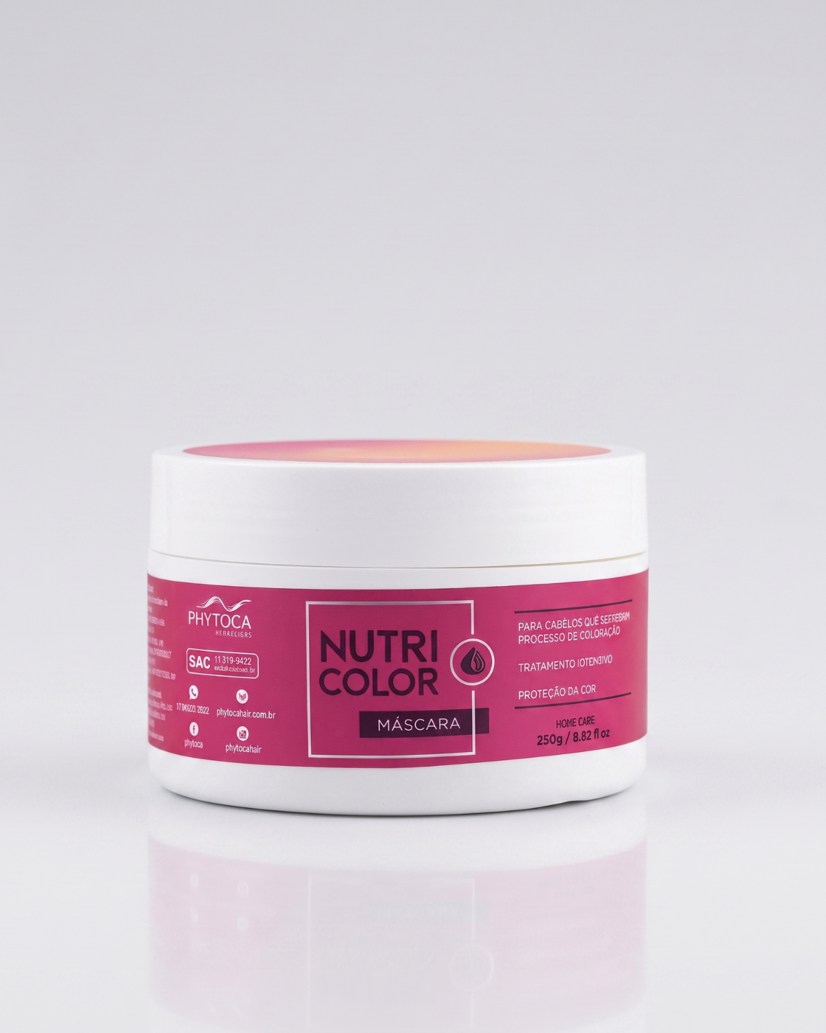 NutriColor Máscara — aplicação
